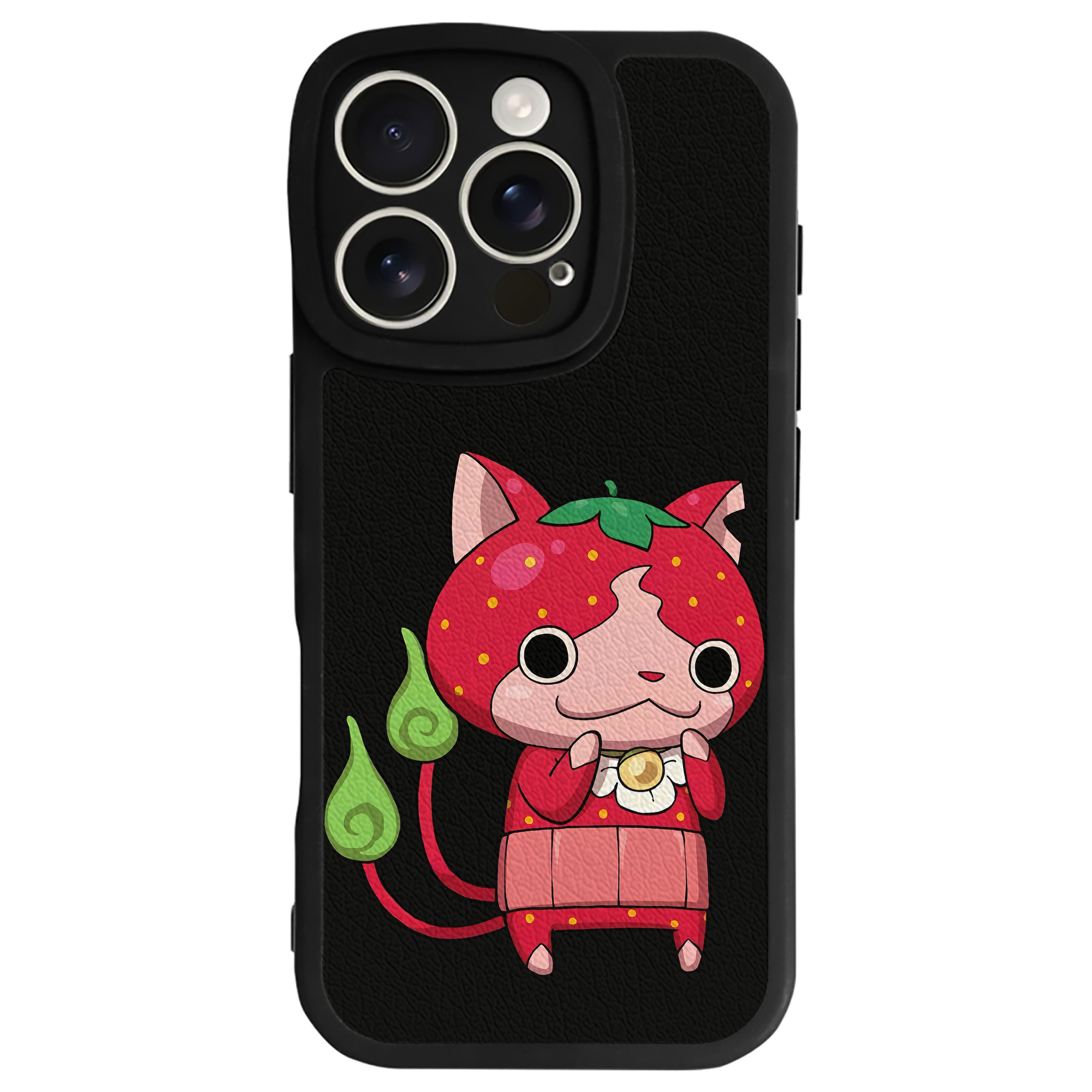 （画像用） 妖怪ウォッチ Yo-kai Watch 【iPhone 16シリーズ対応】シリコンスマホケース（レザー調） 材質：シリコン